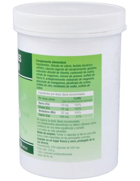 Minerales Dimefar 500Cap.
