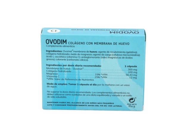 Ovodim Colageno Con Ovomet 30Cap.