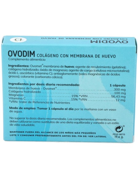 Ovodim Colageno Con Ovomet 30Cap.