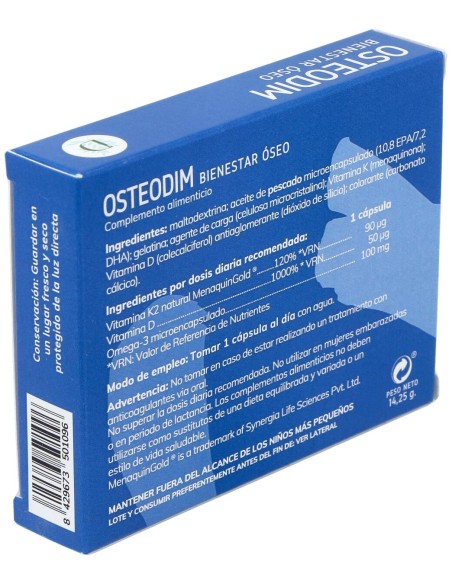 Dimefar Osteodim Bienestar Óseo 30Caps