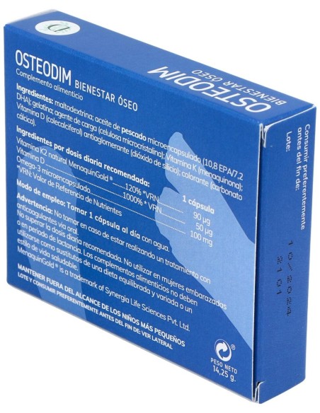 Dimefar Osteodim Bienestar Óseo 30Caps