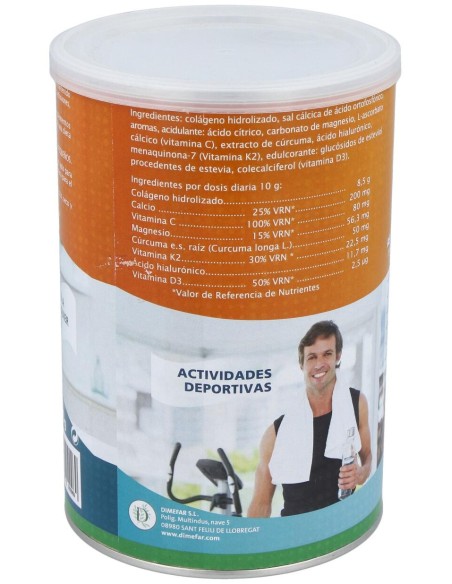 Dimefar Colágeno Forte Sabor Tropical 300G