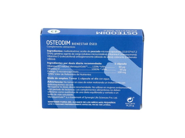 Dimefar Osteodim Bienestar Óseo 30Caps