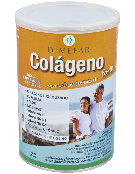 Dimefar Colágeno Forte Sabor Tropical 300G