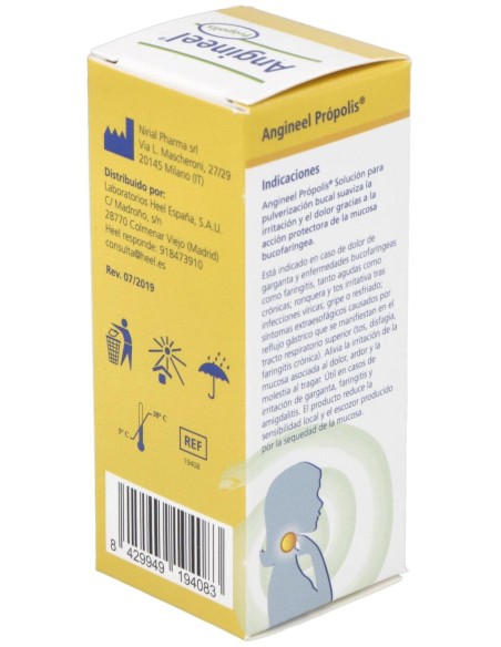 Heel Angineel Própolis Spray, 20 Ml