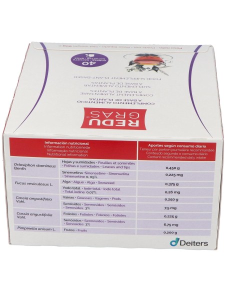 Redugras Infusión, 40 Uds