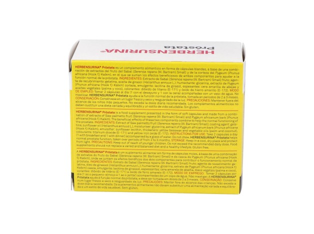 Herbensurina Prostata 60 Capsulas