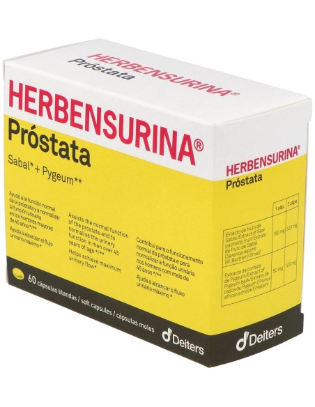 Herbensurina Prostata 60 Capsulas