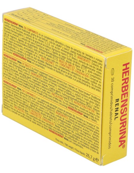 Herbensurina Renal 30Comp