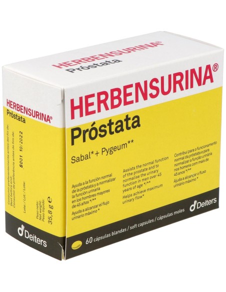 Herbensurina Prostata 60 Capsulas