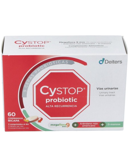 Cystop Probiotic Alta Recurrencia 60Comp.