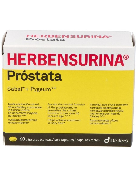 Herbensurina Prostata 60 Capsulas