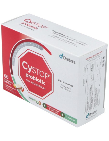 Cystop Probiotic Alta Recurrencia 60Comp.