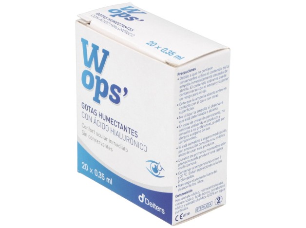 Wops Gotas Humectantes Ácido Hialurónico, 20...