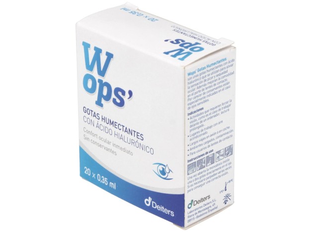 Wops Gotas Humectantes Ácido Hialurónico, 20...
