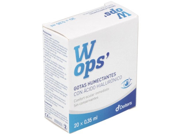 Wops Gotas Humectantes Ácido Hialurónico, 20...