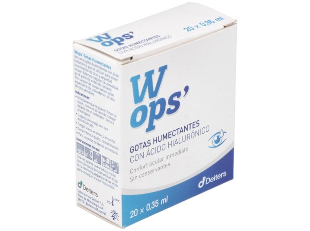 Wops Gotas Humectantes Ácido Hialurónico, 20...