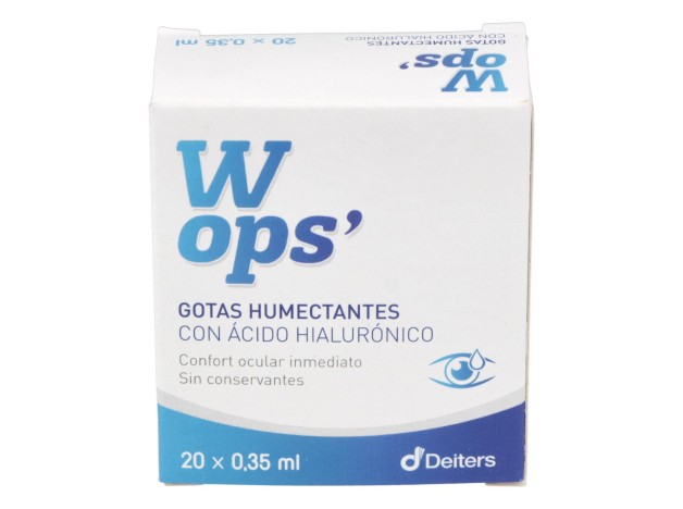 Wops Gotas Humectantes Ácido Hialurónico, 20...