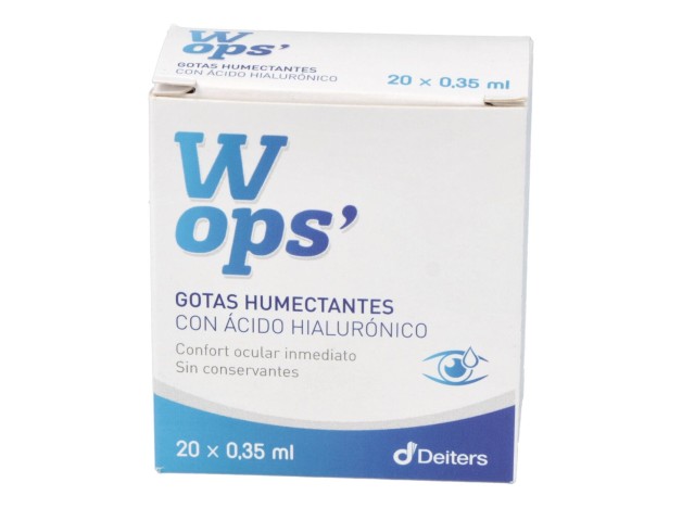 Wops Gotas Humectantes Ácido Hialurónico, 20...