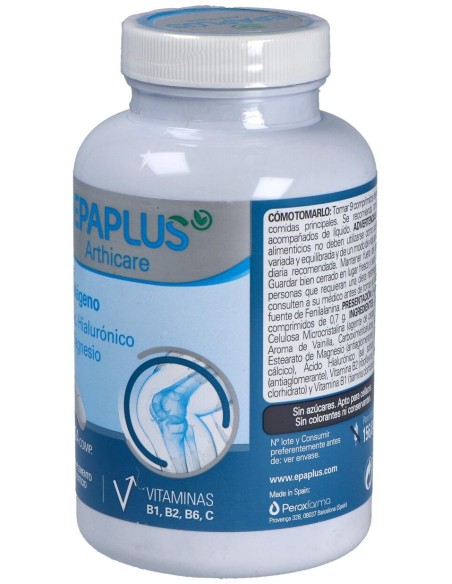 Epaplus Colágeno+ Ác. Hialurónico + Magnesio 14 Días 224Comp
