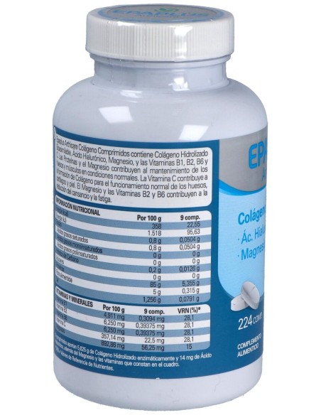 Epaplus Colágeno+ Ác. Hialurónico + Magnesio 14 Días 224Comp
