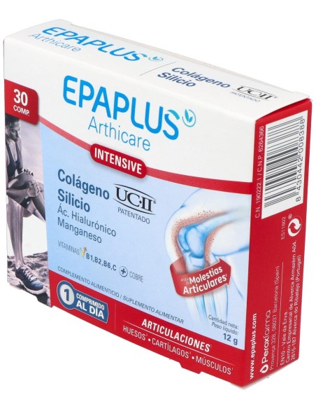 Epaplus Arthicare Intensive Colágeno Uc-Ii + Silicio, 30 Comprimidos