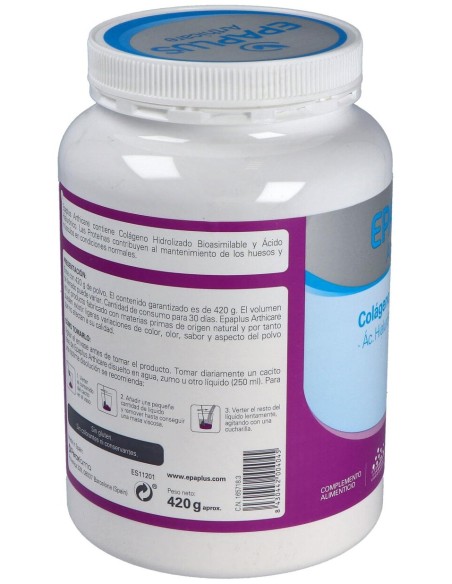 Epaplus Colágeno + Ác. Hialurónico 30 Días En Polvo 420G