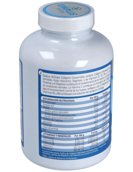 Epaplus Colágeno + Ác. Hialurónico + Magnesio, 448 Comprimidos