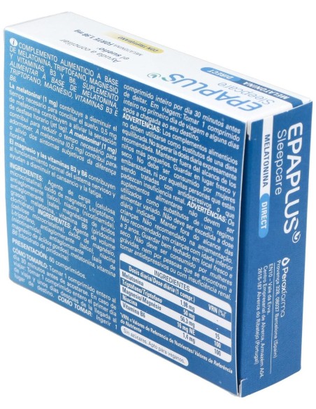 Epaplus Sleepcare Melatonina+Triptofano 60Comp.