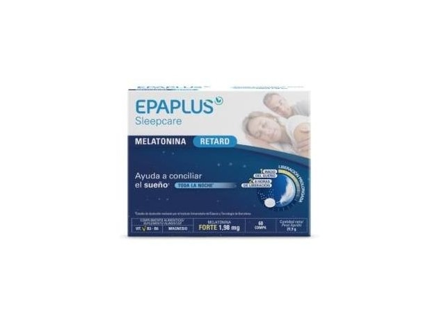 Epaplus Sleepcare Melatonina Pura Retard 60Comp.