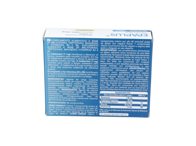 Epaplus Sleepcare Melatonina+Triptofano 60Comp.