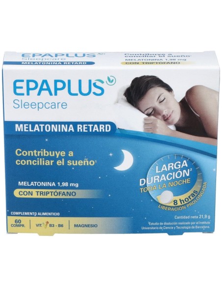 Epaplus Melatonina Retard-Triptofano 60Comp