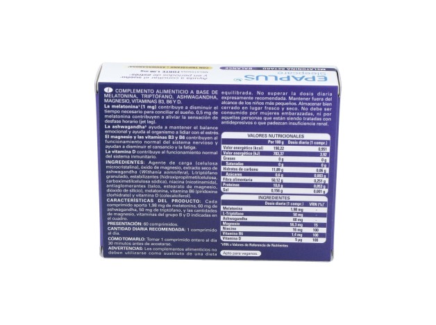 Epaplus Melatonina Retard Balance 60Cap.