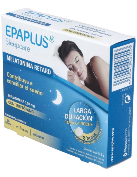 Epaplus Melatonina Retard-Triptofano 60Comp