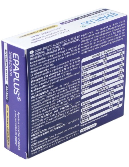 Epaplus Melatonina Retard Balance 60Cap.