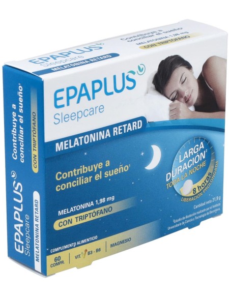 Epaplus Melatonina Retard-Triptofano 60Comp