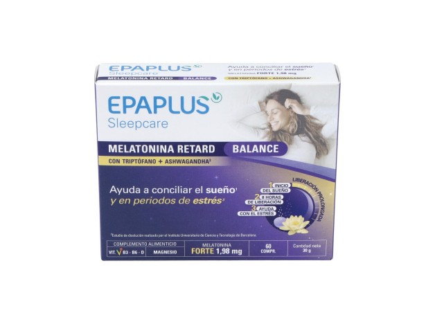 Epaplus Melatonina Retard Balance 60Cap.