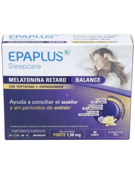 Epaplus Melatonina Retard Balance 60Cap.