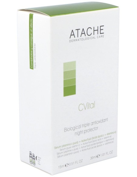 Atache C Vital Active Fluid + Sérum, 30 Ml + 15 Ml