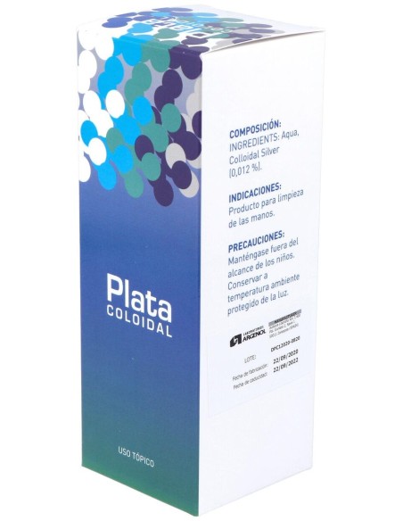 Argenol Plata Coloidal 120Ppm 200Ml