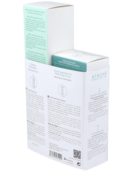 Atache Pack Preventiva Antiacné Balansing Crema + Cleansing Gel