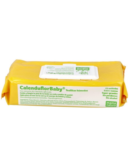 Mama Natura Calenduflorbaby Toallitas De Calendula 72Uds