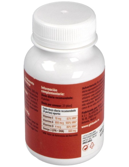 Ghf Hígado De Bacalao 700Mg 110 Perlas