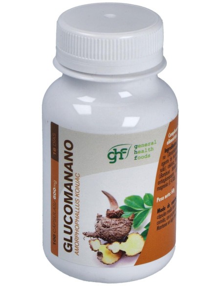Glucomanano 600Mg. 100Cap.
