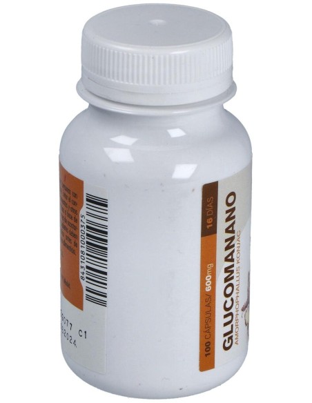 Glucomanano 600Mg. 100Cap.
