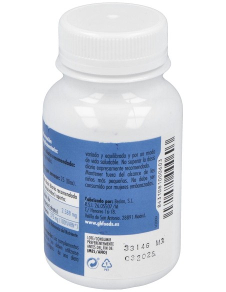 Ghf Quelato De Magnesio 800Mg 100Comp