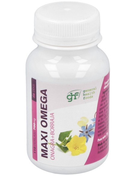 Maxi Omega Onagra Y Borraja 500Mg. 110Perlas