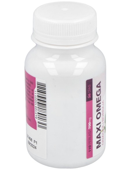 Maxi Omega Onagra Y Borraja 500Mg. 110Perlas