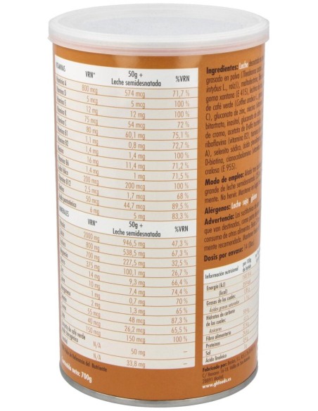Batido Control De Peso Sabor Chocolate 700Gr.
