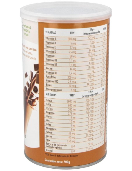 Batido Control De Peso Sabor Chocolate 700Gr.